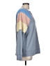 Maurices Color Block Blue Sweatshirt Size L - photo 4