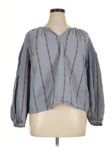 a.n.a. A New Approach Long Sleeve Blouse (view 1)