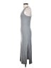 Talula Solid Gray Casual Dress Size S - photo 5
