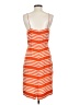 J.Crew 100% Silk Stripes Orange Casual Dress Size 4 - photo 2