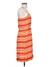 J.Crew 100% Silk Stripes Orange Casual Dress Size 4 - photo 4