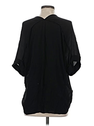Vince. 3/4 Sleeve Silk Top (view 2)