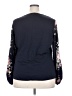 Emery Rose Blue Long Sleeve Blouse Size XXL - photo 2