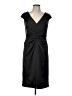 Tadashi Solid Black Cocktail Dress Size 10 - photo 1