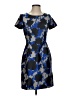 Alex + Alex 100% Polyester Graphic Blue Cocktail Dress Size 2 - photo 1
