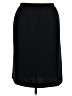 Leslie Fay 100% Polyester Solid Black Formal Skirt Size 16 (petite) - photo 1
