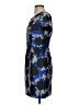 Alex + Alex 100% Polyester Graphic Blue Cocktail Dress Size 2 - photo 5