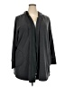 Active Life Solid Gray Cardigan Size XXL - photo 1