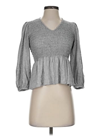 Madewell 3/4 Sleeve Blouse (view 1)