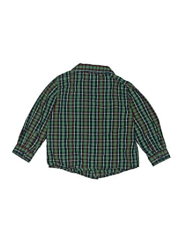 Wonder Nation Long Sleeve Button-Down Shirt (view 2)