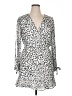 Great Jones 100% Polyester Animal Print Silver Casual Dress Size XL - photo 1