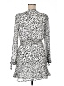 Great Jones 100% Polyester Animal Print Silver Casual Dress Size XL - photo 2
