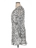 Great Jones 100% Polyester Animal Print Silver Casual Dress Size XL - photo 5