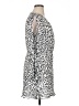 Great Jones 100% Polyester Animal Print Silver Casual Dress Size XL - photo 4