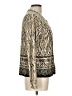 Rafael 100% Polyester Gold Long Sleeve Blouse Size L - photo 4