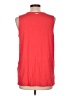 MICHAEL Michael Kors 100% Polyester Red Sleeveless Blouse Size L - photo 2