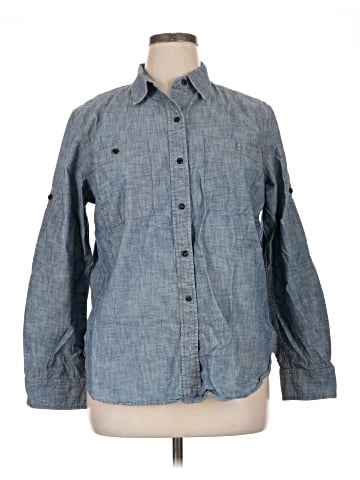 Lauren by Ralph Lauren Long Sleeve Button-Down Shirt (view 1)