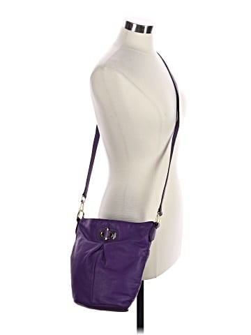 B Makowsky Leather Crossbody Bag (view 2)