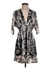 Cristinalove Print Gray Casual Dress Size S - photo 1