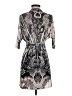 Cristinalove Print Gray Casual Dress Size S - photo 2