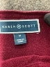 Karen Scott 100% Cotton Burgundy Pullover Sweater Size M - photo 7