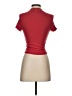 Truly Madly Deeply Red Short Sleeve Turtleneck Size XS - photo 2