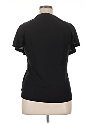 Tory Burch Short Sleeve Silk Top (view 2)