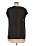 NY Collection 100% Polyester Black Short Sleeve Top Size M - photo 2
