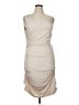 DKNY Solid Tan Cocktail Dress Size 14 - photo 1