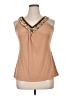 Fresh of LA Tan Sleeveless Blouse Size XL - photo 1