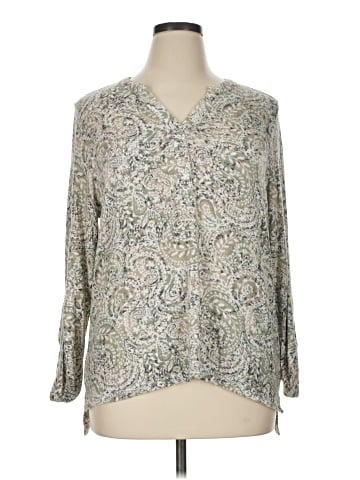 Laura Scott 3/4 Sleeve Blouse (view 1)