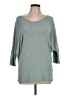 Laila Jayde Teal 3/4 Sleeve Top Size L - photo 1