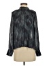 Bella Dahl 100% Rayon Chevron-herringbone Black Long Sleeve Blouse Size S - photo 1