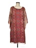 Tacera 100% Polyester Paisley Brown Casual Dress Size M - photo 1
