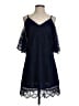 Laundry by Shelli Segal 100% Polyester Blue Cocktail Dress Size 0 - photo 1