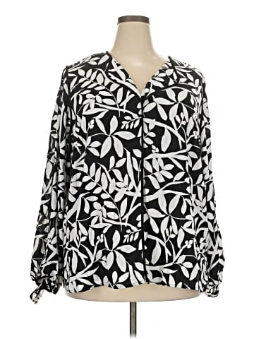 Calvin Klein Long Sleeve Blouse (view 1)