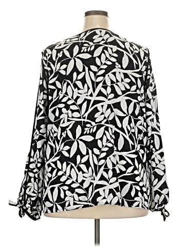Calvin Klein Long Sleeve Blouse (view 2)