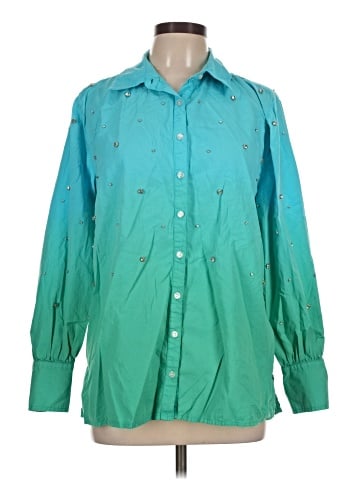 G by Giuliana Rancic Long Sleeve Button-Down Shirt (view 1)