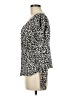 MNG 100% Viscose Black Long Sleeve Blouse Size 8 - photo 5
