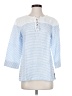 Tommy Bahama Blue 3/4 Sleeve Blouse Size XS - photo 1