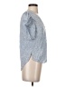 Veronica Beard Blue Short Sleeve Silk Top Size 0 - photo 4