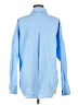 SECULAR 100% Cotton Color Block Blue Long Sleeve Button-Down Shirt One size - photo 2