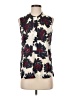 J.Crew 100% Baumwolle Ivory Sleeveless Button-Down Shirt Size 0 - photo 1