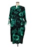 Connected Apparel Green Cocktail Dress Size 24 - photo 2