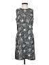 Jonathan Martin Print Gray Casual Dress Size S (estimated) - photo 1