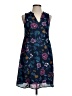 Old Navy 100% Polyester Floral Blue Casual Dress Size XS - photo 1