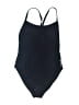 Speedo Solid Black One Piece Swimsuit Size L - photo 1