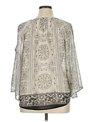 Black Rainn 3/4 Sleeve Blouse (view 2)