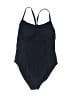 Speedo Solid Black One Piece Swimsuit Size L - photo 2