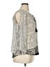 Black Rainn Silver 3/4 Sleeve Blouse Size XL - photo 4